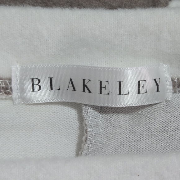 Blakeley Womens Addison Striped Boat Neck Sweatshirt Size Large / XL - Picture 6 of 7